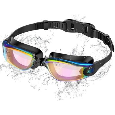 Ambienden Swimming Goggles Adults & Youth Anti-Fog HD Lens, UV Protection, Waterproof Seal for Training, Beach/Pool Secure Fit Unisex Goggles Swimming Men & Women-XC-PK Ambienden Swimming Goggles Adults & Youth Anti-Fog HD Lens, UV Protection, Waterproof Seal for Training, Beach/Pool Secure Fit Unisex Goggles Swimming Men & Women-XC-PK