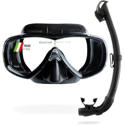 CRESSI Estrella Schnorchelmaske Estrella oder Schnorchelset Maske Estrella + Schnorchel Seal Dry, Einheitsgröße CRESSI Estrella Schnorchelmaske Estrella oder Schnorchelset Maske Estrella + Schnorchel Seal Dry, Einheitsgröße