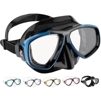 CRESSI Focus Schnorchelmaske, Einstellbar Schnorchelset Erwachsene, Taucherbrille Kinder und Taucherbrille Erwachsene Kompatibel mit Korrektionsgläsern –1.00 > –8.00 und 0.5 Wasserabweisende CRESSI Focus Schnorchelmaske, Einstellbar Schnorchelset Erwachsene, Taucherbrille Kinder und Taucherbrille Erwachsene Kompatibel mit Korrektionsgläsern –1.00 > –8.00 und 0.5 Wasserabweisende