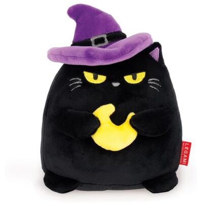LEGAMI Super Soft! Plush Plüsch, Black Kitty Thema, Mini Größe, mit personalisierbarer ID Karte, Steht alleine, 14x17x13 cm LEGAMI Super Soft! Plush Plüsch, Black Kitty Thema, Mini Größe, mit personalisierbarer ID Karte, Steht alleine, 14x17x13 cm
