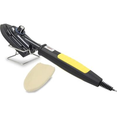 JAMARA 172140 Folienbügeleisen Pro Control Iron Minibügeleisen für Modellbau und Patchwork, Basteln, Hobby, Teflonbeschichtet, Stufenloser Temperaturregler, Schwarz JAMARA 172140 Folienbügeleisen Pro Control Iron Minibügeleisen für Modellbau und Patchwork, Basteln, Hobby, Teflonbeschichtet, Stufenloser Temperaturregler, Schwarz