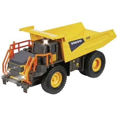 Majorette Volvo Rigid Hauler Kipplaster (20 cm) Muldenkipper (gelb / orange) mit Gummireifen, Licht & Sound, Baustellenfahrzeuge, hochwertiges Spielzeug-Auto für Kinder ab 3 Jahren Majorette Volvo Rigid Hauler Kipplaster (20 cm) Muldenkipper (gelb / orange) mit Gummireifen, Licht & Sound, Baustellenfahrzeuge, hochwertiges Spielzeug-Auto für Kinder ab 3 Jahren