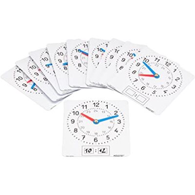 WISSNER 90700 aktiv lernen 10 beschriftbare Folien Uhren RE-Plastic° WISSNER 90700 aktiv lernen 10 beschriftbare Folien Uhren RE-Plastic°