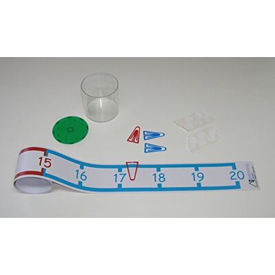 WISSNER ® aktiv lernen – Großes Zahlenstrahl Rechenband 0-20, 2 m lang, RE-Plastic, flexibel, reißfest, nachhaltig, ab 1. Klasse, hergestellt in Bensheim/Hessen/Deutschland WISSNER ® aktiv lernen – Großes Zahlenstrahl Rechenband 0-20, 2 m lang, RE-Plastic, flexibel, reißfest, nachhaltig, ab 1. Klasse, hergestellt in Bensheim/Hessen/Deutschland