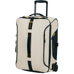 Samsonite Paradiver Light Reisetasche mit Rollen & Rucksackfunktion (55 cm), Small, Handgepäck, Wasserabweisend, Leicht, 51L, Beige (Sand) Samsonite Paradiver Light Reisetasche mit Rollen & Rucksackfunktion (55 cm), Small, Handgepäck, Wasserabweisend, Leicht, 51L, Beige (Sand)