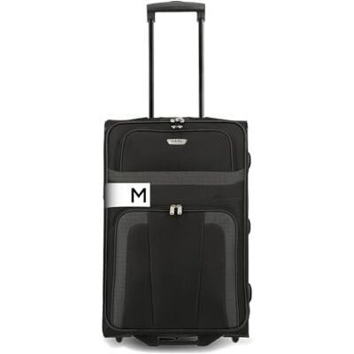 paklite Reisekoffer mit 2 Rollen, Rollkoffer mittelgroß, Orlando, klassischer Weichschalen Trolley im zeitlosen Design, 63 cm, 58 Liter paklite Reisekoffer mit 2 Rollen, Rollkoffer mittelgroß, Orlando, klassischer Weichschalen Trolley im zeitlosen Design, 63 cm, 58 Liter