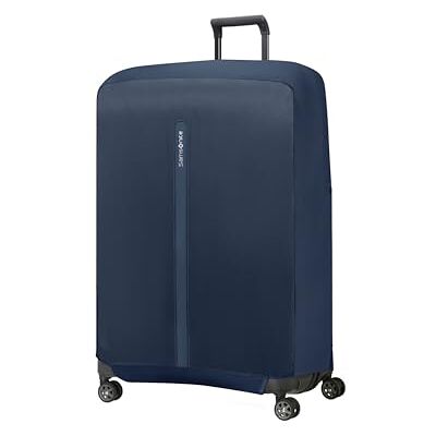 Samsonite TA Revolution Faltbare Schutzhülle für Koffer Größe XL, Kofferhülle passend für 81–86 cm, Reisekoffer Schutz, mit reflektierendem Detail, Blau (Midnight Blue) Samsonite TA Revolution Faltbare Schutzhülle für Koffer Größe XL, Kofferhülle passend für 81–86 cm, Reisekoffer Schutz, mit reflektierendem Detail, Blau (Midnight Blue)