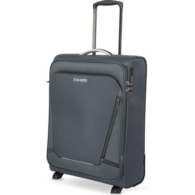 Travelite Jetpack Handgepäck Koffer 55x40x20 cm, für Ryanair & Condor, 2,2 kg, leichtes Weichgepäck, 2-Rollen, Zahlenschloss, aufsteckbarer Trolley Travelite Jetpack Handgepäck Koffer 55x40x20 cm, für Ryanair & Condor, 2,2 kg, leichtes Weichgepäck, 2-Rollen, Zahlenschloss, aufsteckbarer Trolley