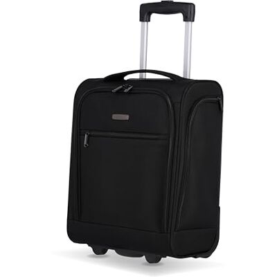 Travelite Handgepäck Koffer leicht, mit Liquids Bag, 2 Rollen, Cabin Underseater, Weichgepäck Trolley klein, 43cm, 28 Liter Travelite Handgepäck Koffer leicht, mit Liquids Bag, 2 Rollen, Cabin Underseater, Weichgepäck Trolley klein, 43cm, 28 Liter