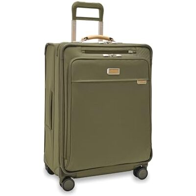 Briggs & Riley Baseline Rollkoffer, Oliv/Blatt für Mich (Leaf It to Me), 21" Global Carry-On Briggs & Riley Baseline Rollkoffer, Oliv/Blatt für Mich (Leaf It to Me), 21" Global Carry-On