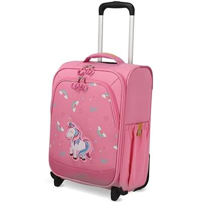 Travelite Kinderkoffer mit 2 Rollen für Mini-Weltentdecker, Handgepäck Kindertrolley MINIMOVER aus recyceltem Polyester, 44 cm, 1,9 kg Travelite Kinderkoffer mit 2 Rollen für Mini-Weltentdecker, Handgepäck Kindertrolley MINIMOVER aus recyceltem Polyester, 44 cm, 1,9 kg