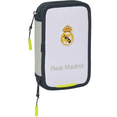 safta Real Madrid Kulturbeutel für Reise und tägliche Pflege – Real Madrid Kulturbeutel für Kinder und Erwachsene mit Fächern und Aufhänger safta Real Madrid Kulturbeutel für Reise und tägliche Pflege – Real Madrid Kulturbeutel für Kinder und Erwachsene mit Fächern und Aufhänger