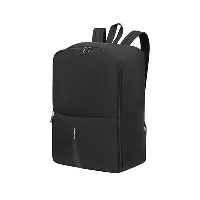 Samsonite TA Revolution Faltbarer Kabinenrucksack 45 x 35 x 20 cm, Leichter Handgepäck für EasyJet, Reflektierende Details, 0.20 KG, Schwarz Samsonite TA Revolution Faltbarer Kabinenrucksack 45 x 35 x 20 cm, Leichter Handgepäck für EasyJet, Reflektierende Details, 0.20 KG, Schwarz