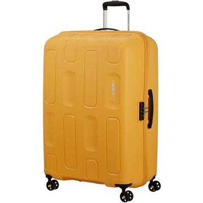 American Tourister Ellipso Hartschalenkoffer Groß 79 cm, Leichter Reisekoffer mit 4 Rollen, TSA-Schloss, Check-in-Koffer 104L 3.80 KG Gelb (Banana Cream) American Tourister Ellipso Hartschalenkoffer Groß 79 cm, Leichter Reisekoffer mit 4 Rollen, TSA-Schloss, Check-in-Koffer 104L 3.80 KG Gelb (Banana Cream)