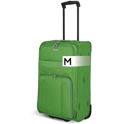 paklite Reisekoffer mit 2 Rollen, Rollkoffer mittelgroß, Orlando, klassischer Weichschalen Trolley im zeitlosen Design, 63 cm, 58 Liter paklite Reisekoffer mit 2 Rollen, Rollkoffer mittelgroß, Orlando, klassischer Weichschalen Trolley im zeitlosen Design, 63 cm, 58 Liter
