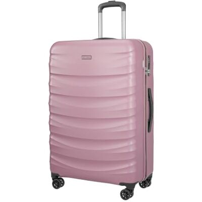 PUCCINI Polycarbonat Koffer Valencia Hartschalenkoffer Trolley Leicht Reisekoffer mit Zwillingsrollen M-L-XL (Rosa, XL) PUCCINI Polycarbonat Koffer Valencia Hartschalenkoffer Trolley Leicht Reisekoffer mit Zwillingsrollen M-L-XL (Rosa, XL)
