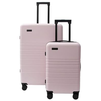 ETERNITIVE E3 Pro Kofferset 2-teilig Handgepäck + L Hartschale PC Pink Handgepäck 33 L + Large 97 L; je zwei Innentaschen mit Peach-Skin-Futter (Mikrofaser); Bordgepäck plus großer Koffer für Fami ETERNITIVE E3 Pro Kofferset 2-teilig Handgepäck + L Hartschale PC Pink Handgepäck 33 L + Large 97 L; je zwei Innentaschen mit Peach-Skin-Futter (Mikrofaser); Bordgepäck plus großer Koffer für Fami