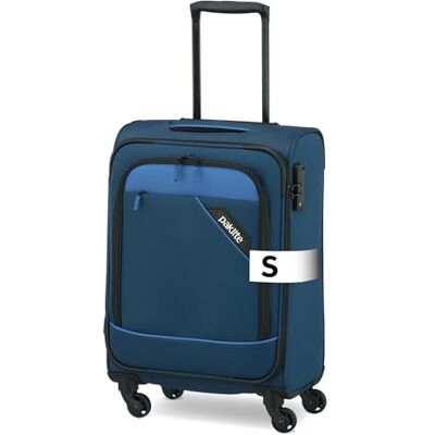 paklite Handgepäck Trolley 4 Rollen, leicht, Derby, Stilvoller Weichschalen Rollkoffer klein mit TSA Schloss + Aufsteckfunktion, 55 cm, 41 Liter paklite Handgepäck Trolley 4 Rollen, leicht, Derby, Stilvoller Weichschalen Rollkoffer klein mit TSA Schloss + Aufsteckfunktion, 55 cm, 41 Liter