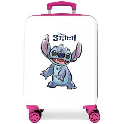 Disney Stitch Naughty Make a Face Blauer Kinderkoffer 50x38x20 cm Starres ABS Seitliches Zahlenschloss 34L 1,8 kg 4 Doppelrollen Handgepäck Disney Stitch Naughty Make a Face Blauer Kinderkoffer 50x38x20 cm Starres ABS Seitliches Zahlenschloss 34L 1,8 kg 4 Doppelrollen Handgepäck