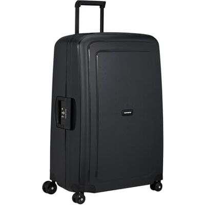 Samsonite S'Cure Renewed Hartschalenkoffer 75 cm, Groß, Check-in Koffer mit Dreipunkt-Verschluss, Leicht, 4.60 KG, 102 L, Schwarz Samsonite S'Cure Renewed Hartschalenkoffer 75 cm, Groß, Check-in Koffer mit Dreipunkt-Verschluss, Leicht, 4.60 KG, 102 L, Schwarz