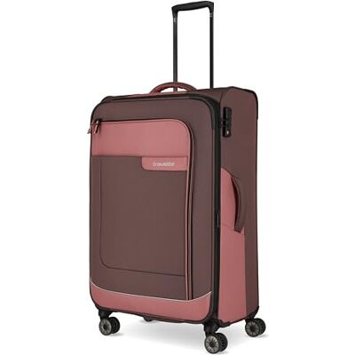 Travelite 4-Rad Koffer Größe L Weichschale aus recyceltem Material, Gepäck Serie VIIA: Trolley mit Dehnfalte + Kantenschutz, 77 cm, 91-103 Liter Travelite 4-Rad Koffer Größe L Weichschale aus recyceltem Material, Gepäck Serie VIIA: Trolley mit Dehnfalte + Kantenschutz, 77 cm, 91-103 Liter