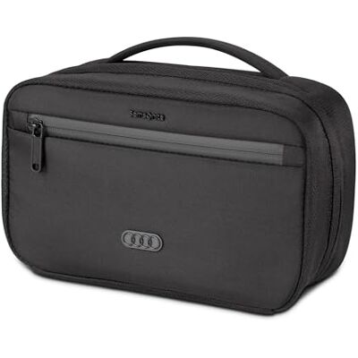 Audi collection Audi 3152500400 Waschtasche Kulturtasche, schwarz Audi collection Audi 3152500400 Waschtasche Kulturtasche, schwarz