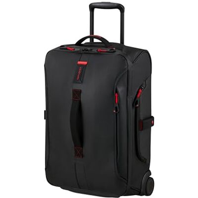 Samsonite Paradiver Light Reisetasche mit Rollen (55 cm), Small, Handgepäck, Wasserabweisend, Leicht, 48,5L, Schwarz (Black) Samsonite Paradiver Light Reisetasche mit Rollen (55 cm), Small, Handgepäck, Wasserabweisend, Leicht, 48,5L, Schwarz (Black)