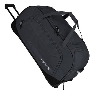 Travelite Reisetasche mit Rollen Kick Off Größe XL, 77 cm, 120 Liter, groß große Sporttasche Trolley für Damen & Herren, Weekender, Kliniktasche, Reisetrolley, mit Schuhfach & Teleskopgestänge Travelite Reisetasche mit Rollen Kick Off Größe XL, 77 cm, 120 Liter, groß große Sporttasche Trolley für Damen & Herren, Weekender, Kliniktasche, Reisetrolley, mit Schuhfach & Teleskopgestänge