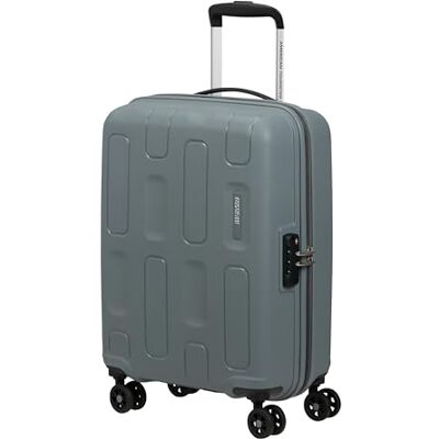 American Tourister Ellipso Handgepäck Koffer 55x40x20 cm, Hartschalen Kabinentrolley, Ryanair-/EasyJet-kompatibel, Leicht, 2.10 KG 32L Grau (Charcoal Grey) American Tourister Ellipso Handgepäck Koffer 55x40x20 cm, Hartschalen Kabinentrolley, Ryanair-/EasyJet-kompatibel, Leicht, 2.10 KG 32L Grau (Charcoal Grey)