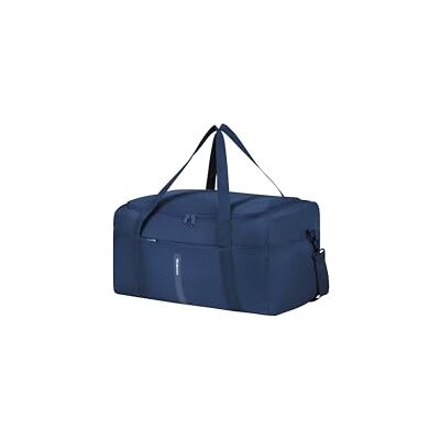 Samsonite TA Revolution Faltbarer Reisetasche 53 cm, Mittelgroß, Leicht & Kompakt, mit reflektierenden Details, Duffel für Urlaub & Sport, Blau (Midnight Blue) Samsonite TA Revolution Faltbarer Reisetasche 53 cm, Mittelgroß, Leicht & Kompakt, mit reflektierenden Details, Duffel für Urlaub & Sport, Blau (Midnight Blue)