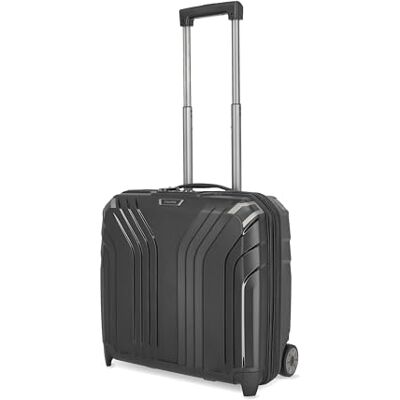 Travelite 2-Rad Handgepäck Laptop Trolley Hartschale mit recyceltem Innenfutter, Gepäck Serie ELVAA: Stylischer Businesswheeler mit Schutzecken + Aufsteckfunktion, 42 cm, 30 Liter Travelite 2-Rad Handgepäck Laptop Trolley Hartschale mit recyceltem Innenfutter, Gepäck Serie ELVAA: Stylischer Businesswheeler mit Schutzecken + Aufsteckfunktion, 42 cm, 30 Liter