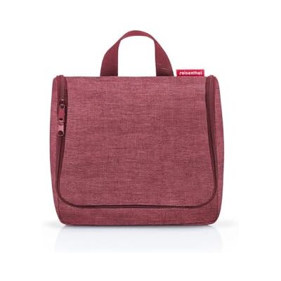 reisenthel toiletbag Twist Maroon praktischer Kulturbeutel mit Haken, wasserabweisendes Material reisenthel toiletbag Twist Maroon praktischer Kulturbeutel mit Haken, wasserabweisendes Material