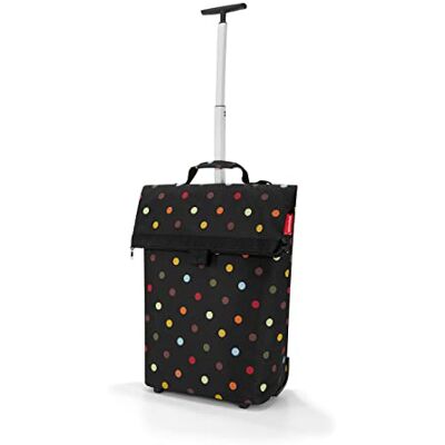 reisenthel Trolley M in Dots, Rahmen: Silber – Praktischer Shopping-Trolley mit viel Stauraum und Reißverschluss – Aus wasserabweisendem Material reisenthel Trolley M in Dots, Rahmen: Silber – Praktischer Shopping-Trolley mit viel Stauraum und Reißverschluss – Aus wasserabweisendem Material