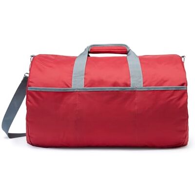 Amazon Essentials 50,8cm große Faltbare Nylontasche für Reisen/Aufbewahrung mit Reißverschlusstaschen, 13,6kg Kapazität, Rot Amazon Essentials 50,8cm große Faltbare Nylontasche für Reisen/Aufbewahrung mit Reißverschlusstaschen, 13,6kg Kapazität, Rot