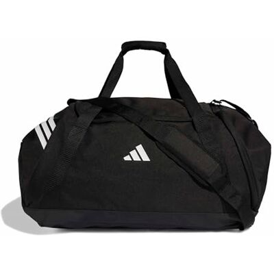 Adidas Unisex Tiro Duffle Bag Large Duffel Bag, Black/White, One Size Adidas Unisex Tiro Duffle Bag Large Duffel Bag, Black/White, One Size
