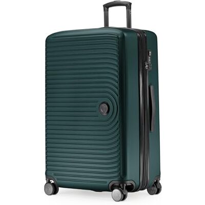 Hauptstadtkoffer Mitte Großer Koffer (77 cm) 112-130 L, Waldgrün ABS-Hartschale · TSA-Zahlenschloss · Erweiterbar · 4 Rollen · Austauschbare Ersatzteile · Aufgabegepäck · Urlaub · 2-3 Wochen Hauptstadtkoffer Mitte Großer Koffer (77 cm) 112-130 L, Waldgrün ABS-Hartschale · TSA-Zahlenschloss · Erweiterbar · 4 Rollen · Austauschbare Ersatzteile · Aufgabegepäck · Urlaub · 2-3 Wochen