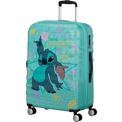 American Tourister Wavebreaker Disney Kinderkoffer Stitch Flower 67 cm Mittelgroß Hartschalenkoffer mit 4 Rollen, TSA-Schloss 64 L American Tourister Wavebreaker Disney Kinderkoffer Stitch Flower 67 cm Mittelgroß Hartschalenkoffer mit 4 Rollen, TSA-Schloss 64 L