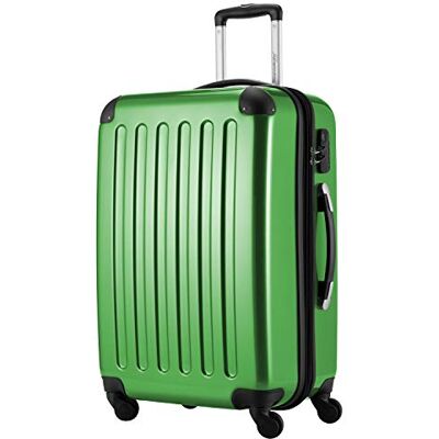 Hauptstadtkoffer Alex Erweiterbarer Hartschalenkoffer 65 cm (74 L) mit Zahlenschloss robuster Trolley-Reisekoffer mit 4 Doppelrollen, Grün Hauptstadtkoffer Alex Erweiterbarer Hartschalenkoffer 65 cm (74 L) mit Zahlenschloss robuster Trolley-Reisekoffer mit 4 Doppelrollen, Grün