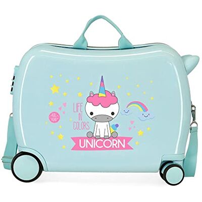 Roll Road Little Me Kinder-Koffer Grün 50x38x20 cms Hartschalen ABS Kombinationsschloss 34L 2,1Kgs 4 Räder Handgepäck Roll Road Little Me Kinder-Koffer Grün 50x38x20 cms Hartschalen ABS Kombinationsschloss 34L 2,1Kgs 4 Räder Handgepäck