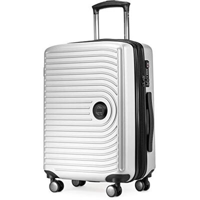 Hauptstadtkoffer Mitte Handgepäck 55x40x23, TSA, 4 Rollen, Reisekoffer, Hartschalenkoffer, Rollkoffer, Handgepäckkoffer, Bordgepäck Koffer, Weißmatt Hauptstadtkoffer Mitte Handgepäck 55x40x23, TSA, 4 Rollen, Reisekoffer, Hartschalenkoffer, Rollkoffer, Handgepäckkoffer, Bordgepäck Koffer, Weißmatt