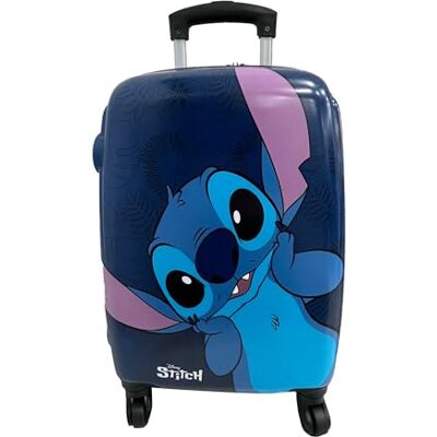 Disney Koffer Stitch Kabine – 4 rotierende und multidirektionale Rollen – personalisierte Doppelräder – sehr robuster Hartschalenkoffer mit ausziehbarem Griff – 50 x 33 x 20 cm, Mehrfarbig, 50 x 33 x Disney Koffer Stitch Kabine – 4 rotierende und multidirektionale Rollen – personalisierte Doppelräder – sehr robuster Hartschalenkoffer mit ausziehbarem Griff – 50 x 33 x 20 cm, Mehrfarbig, 50 x 33 x