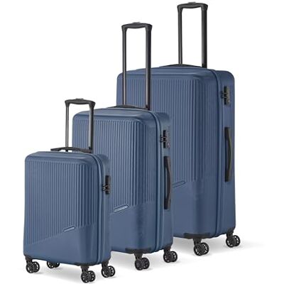 Travelite 4-Rad Koffer Set 3 teilig Größen L/M/S, Gepäck Serie Bali: ABS Hartschalen Trolleys mit TSA Kombinationsschloss (Handgepäck Koffer ohne TSA) Travelite 4-Rad Koffer Set 3 teilig Größen L/M/S, Gepäck Serie Bali: ABS Hartschalen Trolleys mit TSA Kombinationsschloss (Handgepäck Koffer ohne TSA)