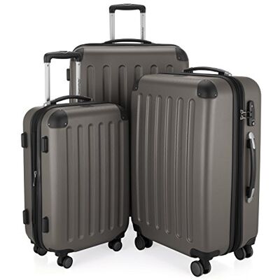 Hauptstadtkoffer Spree 3er Kofferset, TSA, Trolley-Set, Rollkoffer, Reisekoffer, (S, M & L), Graphit Hauptstadtkoffer Spree 3er Kofferset, TSA, Trolley-Set, Rollkoffer, Reisekoffer, (S, M & L), Graphit