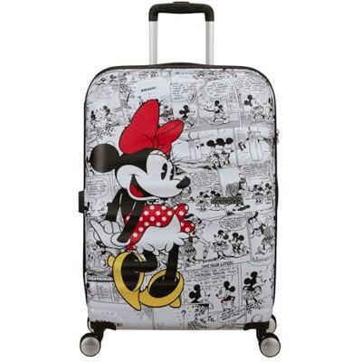 American Tourister Wavebreaker Disney Minnie Mouse Hartschalenkoffer Mittelgroß (67 cm), Reisekoffer, TSA Schloss, 4 Rollen, 64 L, 3.6 kg Minnie Comics White American Tourister Wavebreaker Disney Minnie Mouse Hartschalenkoffer Mittelgroß (67 cm), Reisekoffer, TSA Schloss, 4 Rollen, 64 L, 3.6 kg Minnie Comics White