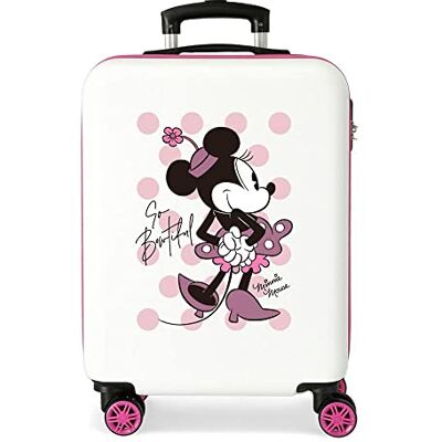 Disney Have A Good Time Minnie So schön Pinker Kabinenkoffer 38x55x20 cm Starres ABS Seitlicher Kombinationsverschluss 35L 2 kg 4 Doppelrollen Handgepäck Disney Have A Good Time Minnie So schön Pinker Kabinenkoffer 38x55x20 cm Starres ABS Seitlicher Kombinationsverschluss 35L 2 kg 4 Doppelrollen Handgepäck
