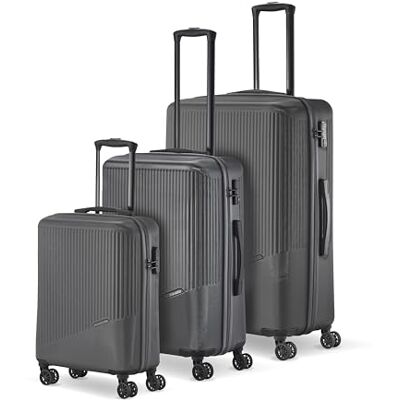 Travelite 4-Rad Koffer Set 3 teilig Größen L/M/S, Gepäck Serie Bali: ABS Hartschalen Trolleys mit TSA Kombinationsschloss (Handgepäck Koffer ohne TSA) Travelite 4-Rad Koffer Set 3 teilig Größen L/M/S, Gepäck Serie Bali: ABS Hartschalen Trolleys mit TSA Kombinationsschloss (Handgepäck Koffer ohne TSA)