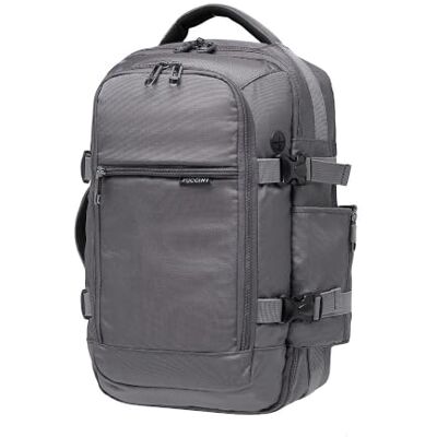 PUCCINI Easy Pack Handgepäck Rucksack 40x20x25 cm für Ryanair Reiserucksack Unter Sitzplatz Kabinentasche Flugzeug Reisetasche für Herren und Damen Multifunktionsrucksack 18L Grau PUCCINI Easy Pack Handgepäck Rucksack 40x20x25 cm für Ryanair Reiserucksack Unter Sitzplatz Kabinentasche Flugzeug Reisetasche für Herren und Damen Multifunktionsrucksack 18L Grau