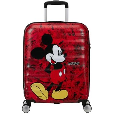 American Tourister Wavebreaker Disney Handgepäck Koffer 55x40x20 cm, Hartschalenkoffer, Kabinentrolley für Ryanair & die meisten Airlines Mickey Comics Red American Tourister Wavebreaker Disney Handgepäck Koffer 55x40x20 cm, Hartschalenkoffer, Kabinentrolley für Ryanair & die meisten Airlines Mickey Comics Red