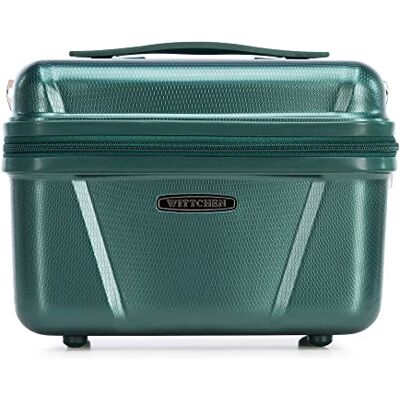 WITTCHEN Kosmetikkoffer Reisekoffer Handgepäck Kabinengepäck Rollkoffer Hartschale aus Polycarbonat Zahlenschloss Explorer Line Grün WITTCHEN Kosmetikkoffer Reisekoffer Handgepäck Kabinengepäck Rollkoffer Hartschale aus Polycarbonat Zahlenschloss Explorer Line Grün