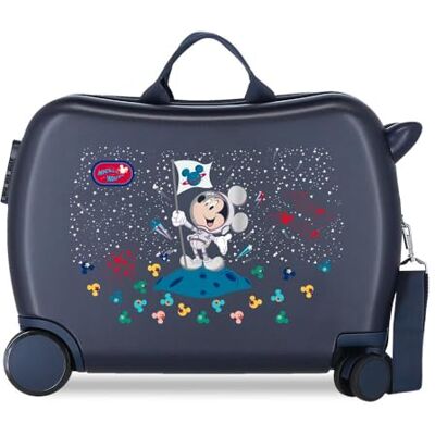 Disney Mickey Mickey on The Moon Kinderkoffer, Blau, 50 x 38 x 20 cm, starrer ABS-Kombinationsverschluss seitlich, 34 1,8 kg, 4 Räder, Handgepäck. Disney Mickey Mickey on The Moon Kinderkoffer, Blau, 50 x 38 x 20 cm, starrer ABS-Kombinationsverschluss seitlich, 34 1,8 kg, 4 Räder, Handgepäck.